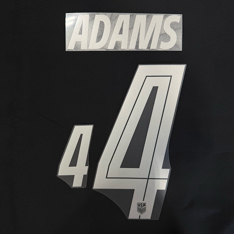 USMNT 2026- Away ADAMS #4 Official Name Set