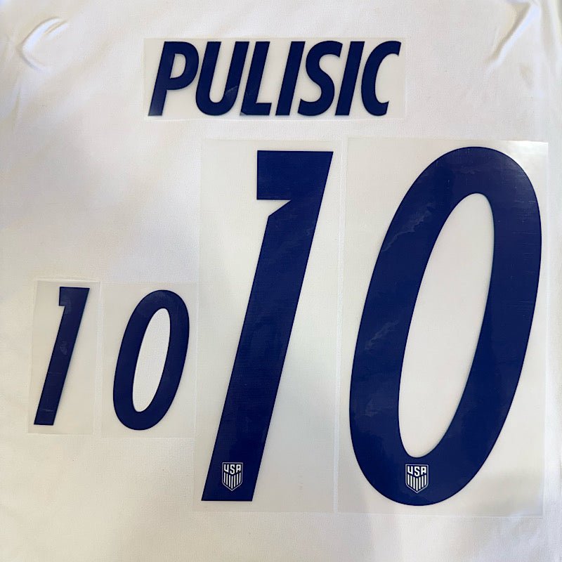 USMNT 2026- Home PULISIC #10 Official Name Set