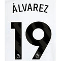 West Ham 2023-Away Alvarez #19 Jersey Name Set-Black