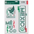 Wincraft Mexico 5.5x7.75 Multi-Use 3 Pack Decal