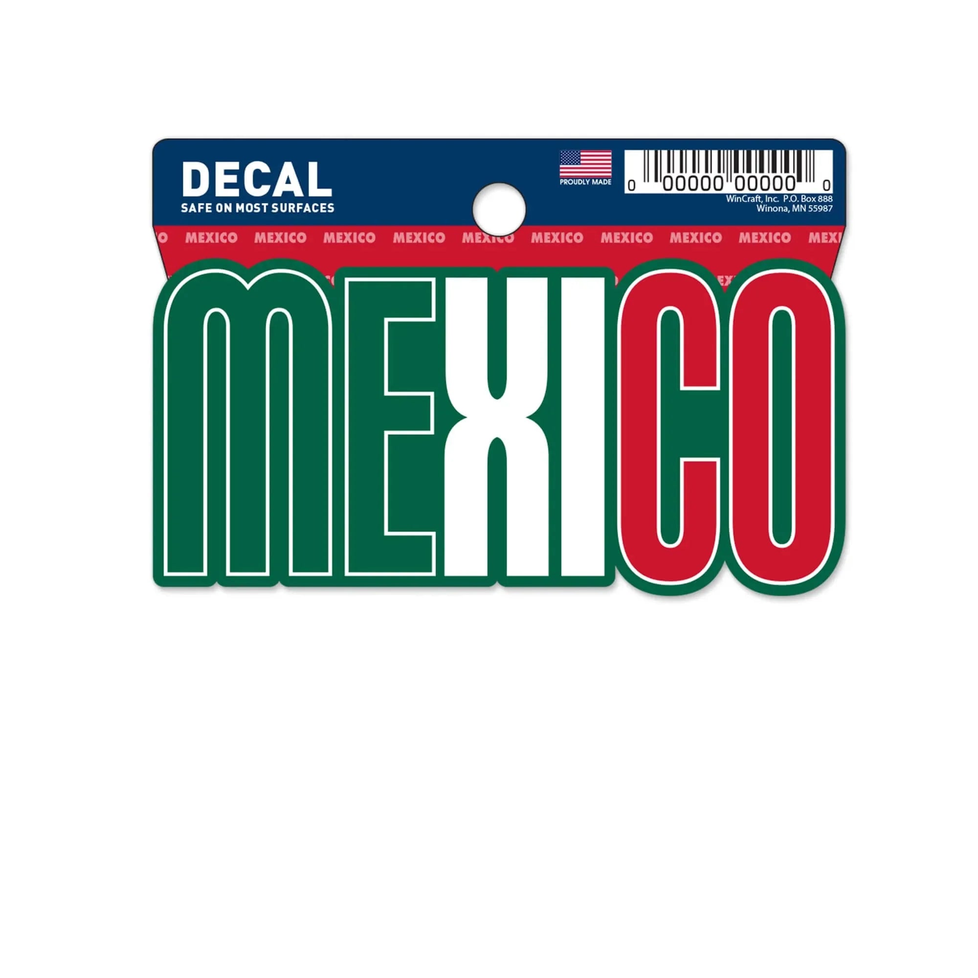 Wincraft Mexico CLRS Decal (3"x4")