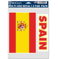 Wincraft Spain Flag Multi-Use Decal (5.5"x7.75")